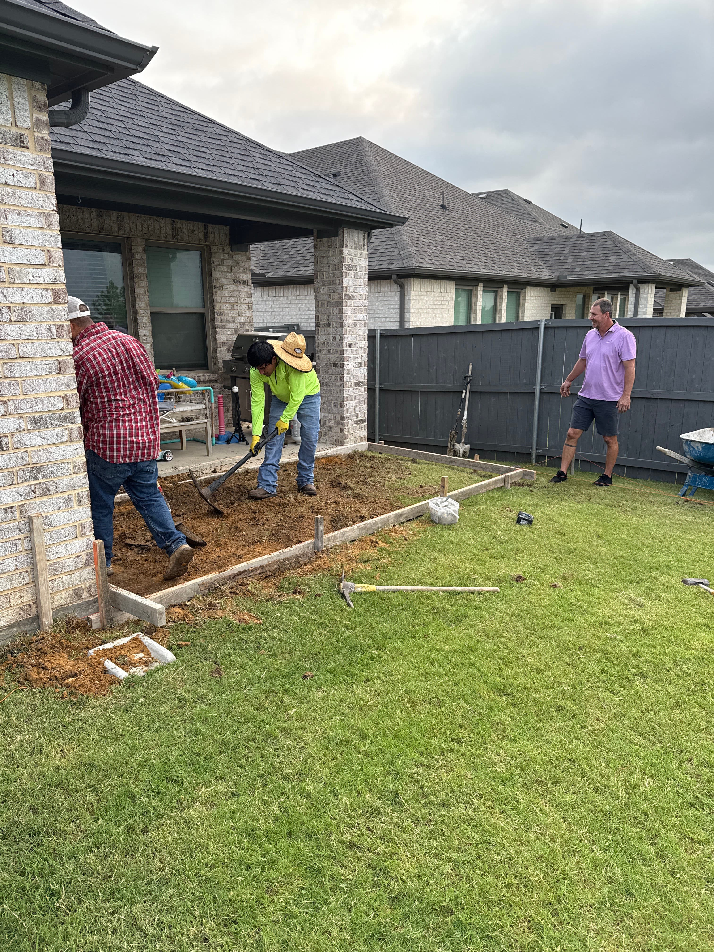 Project Patio Slab Extension Prep Done Right image
