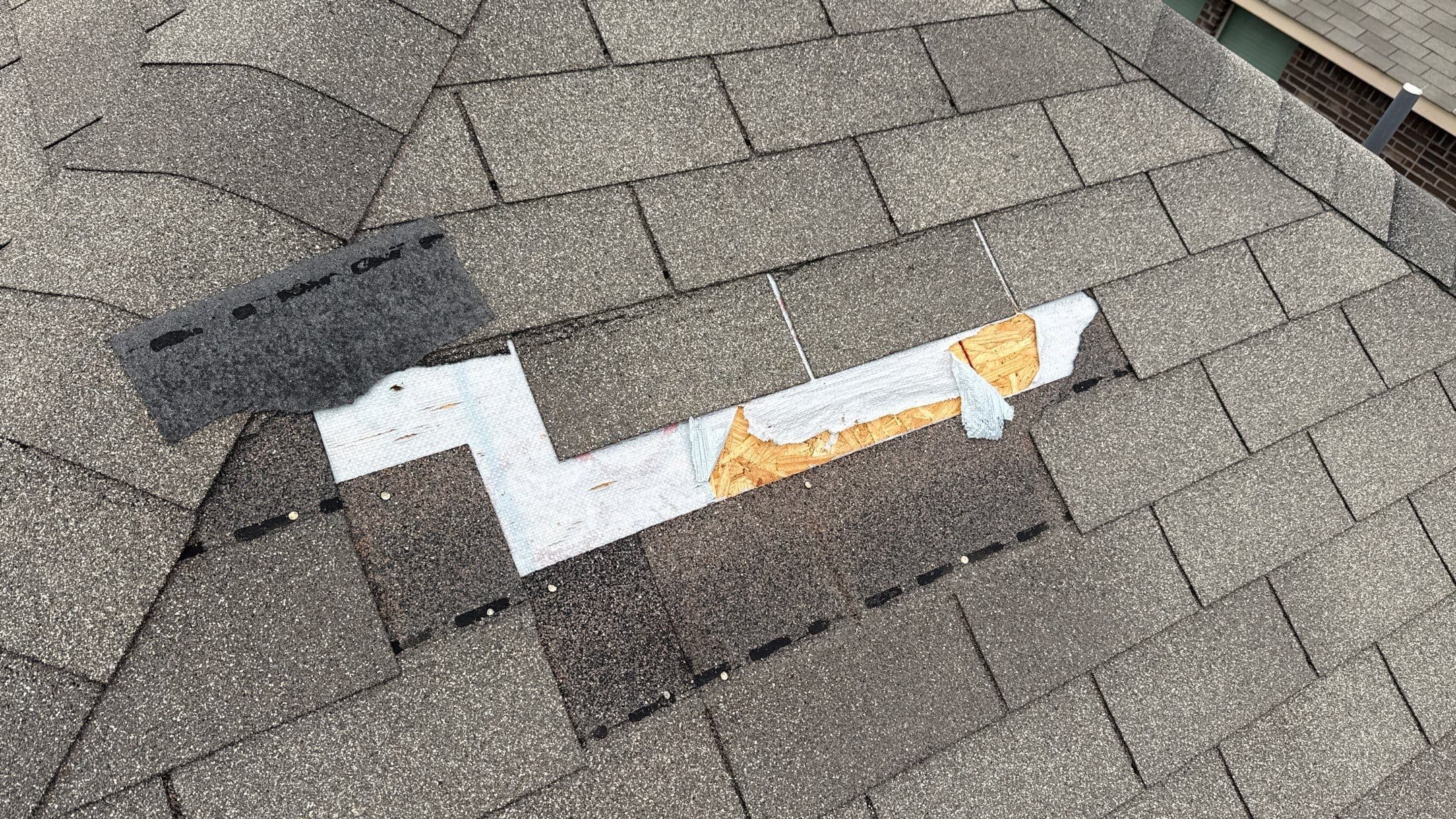 Project Shingle Repair Catches Exposed Decking Before Rain in Northlake image