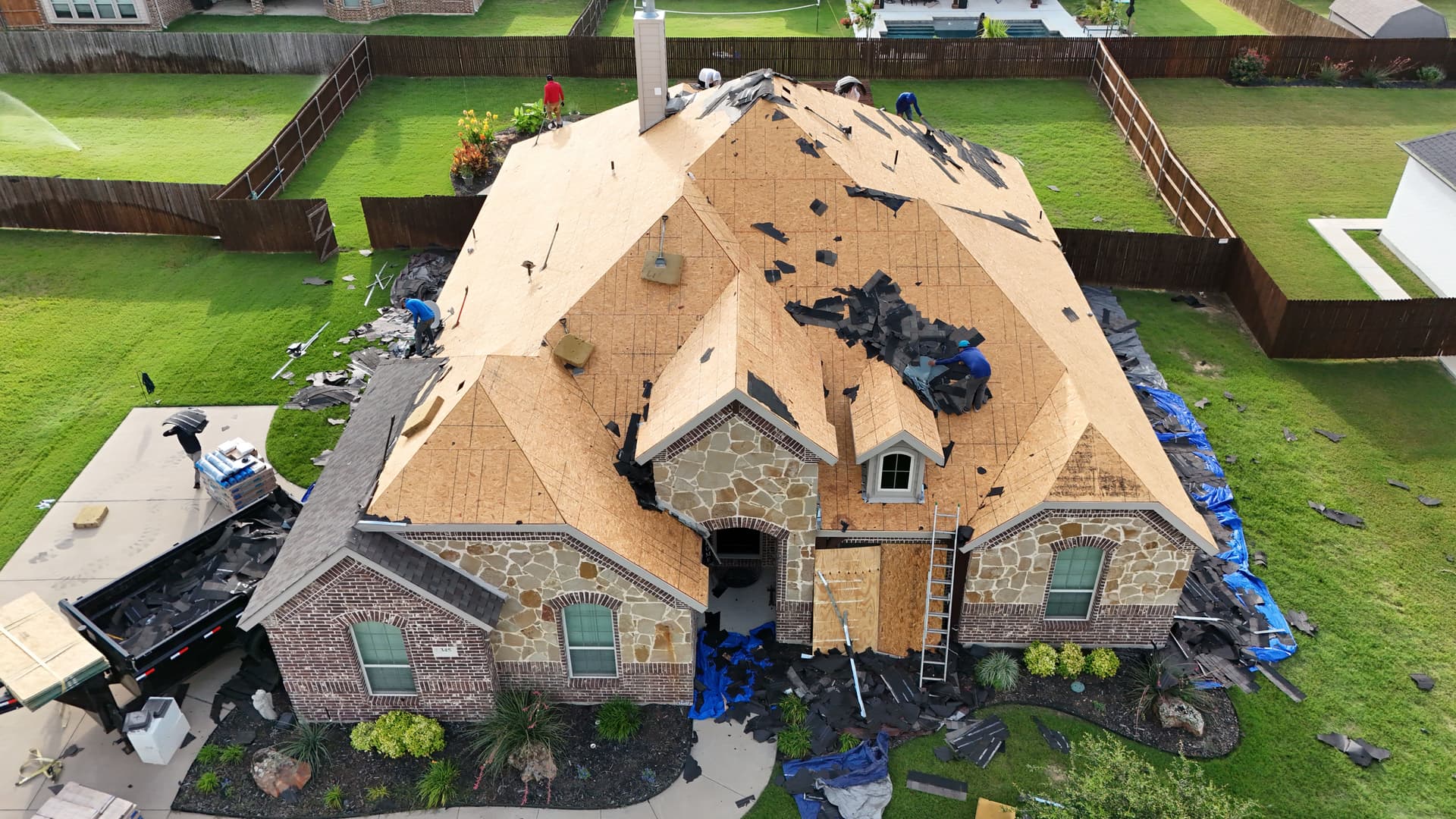 Roof Replacement Underway in Waxahachie With CertainTeed Shingles image
