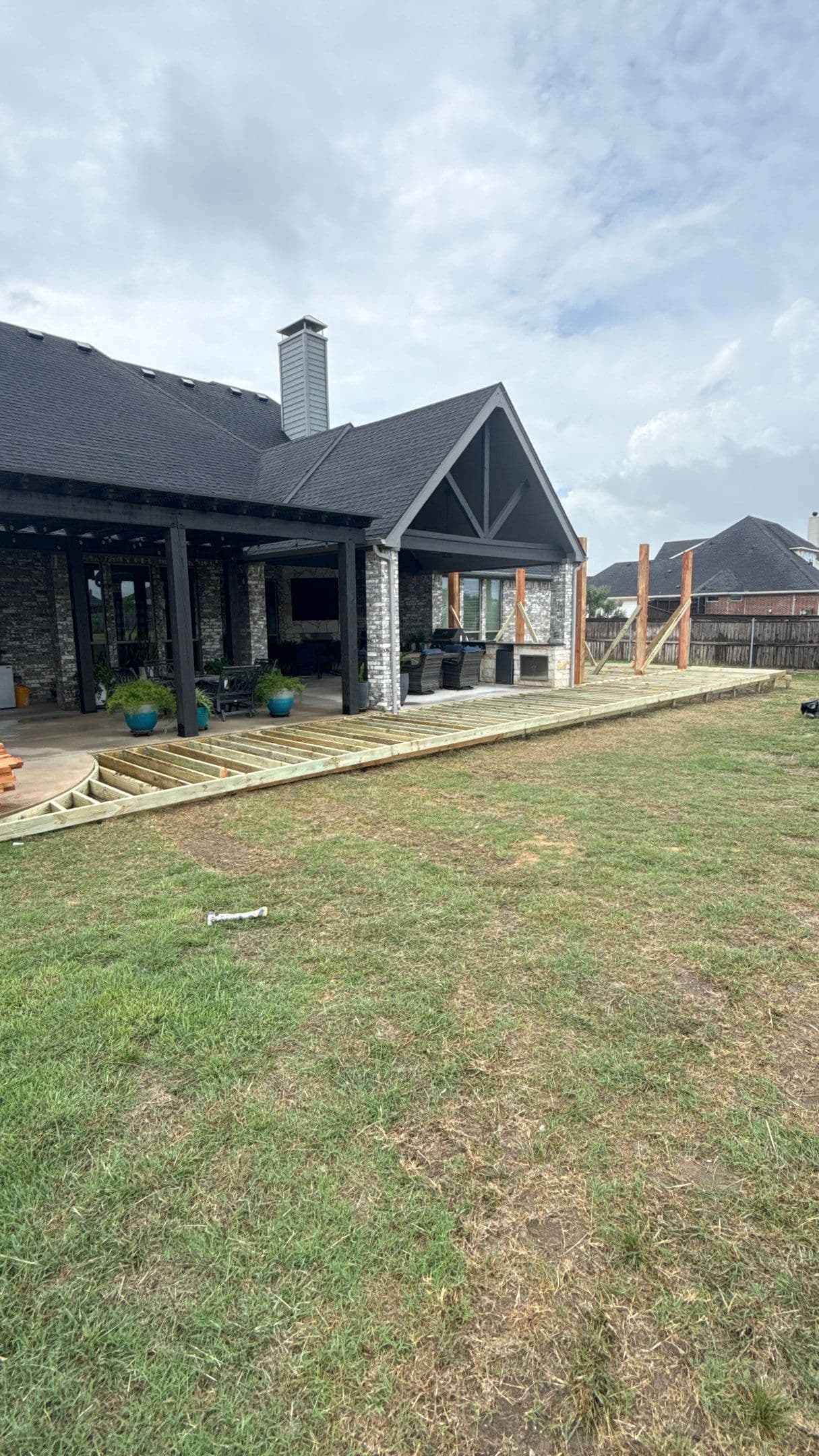 Project Deck and Pergola Build Taking Shape in Midlothian image