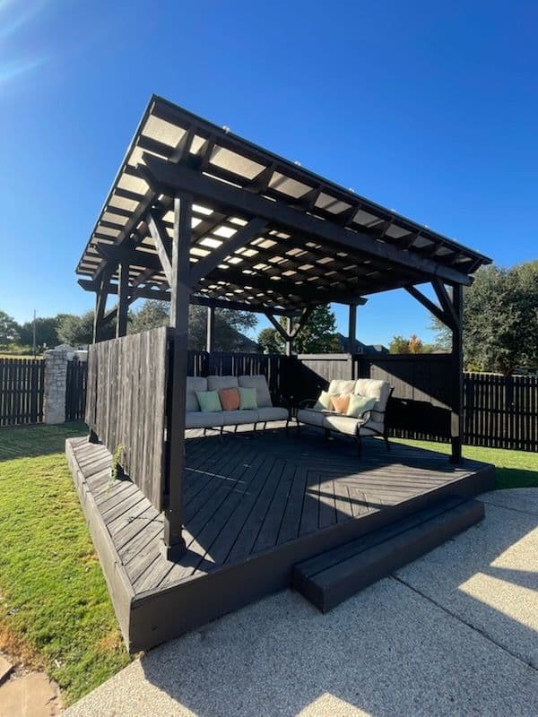 Gallery photos for Backyard Pergola Makeover Delight: Image #1