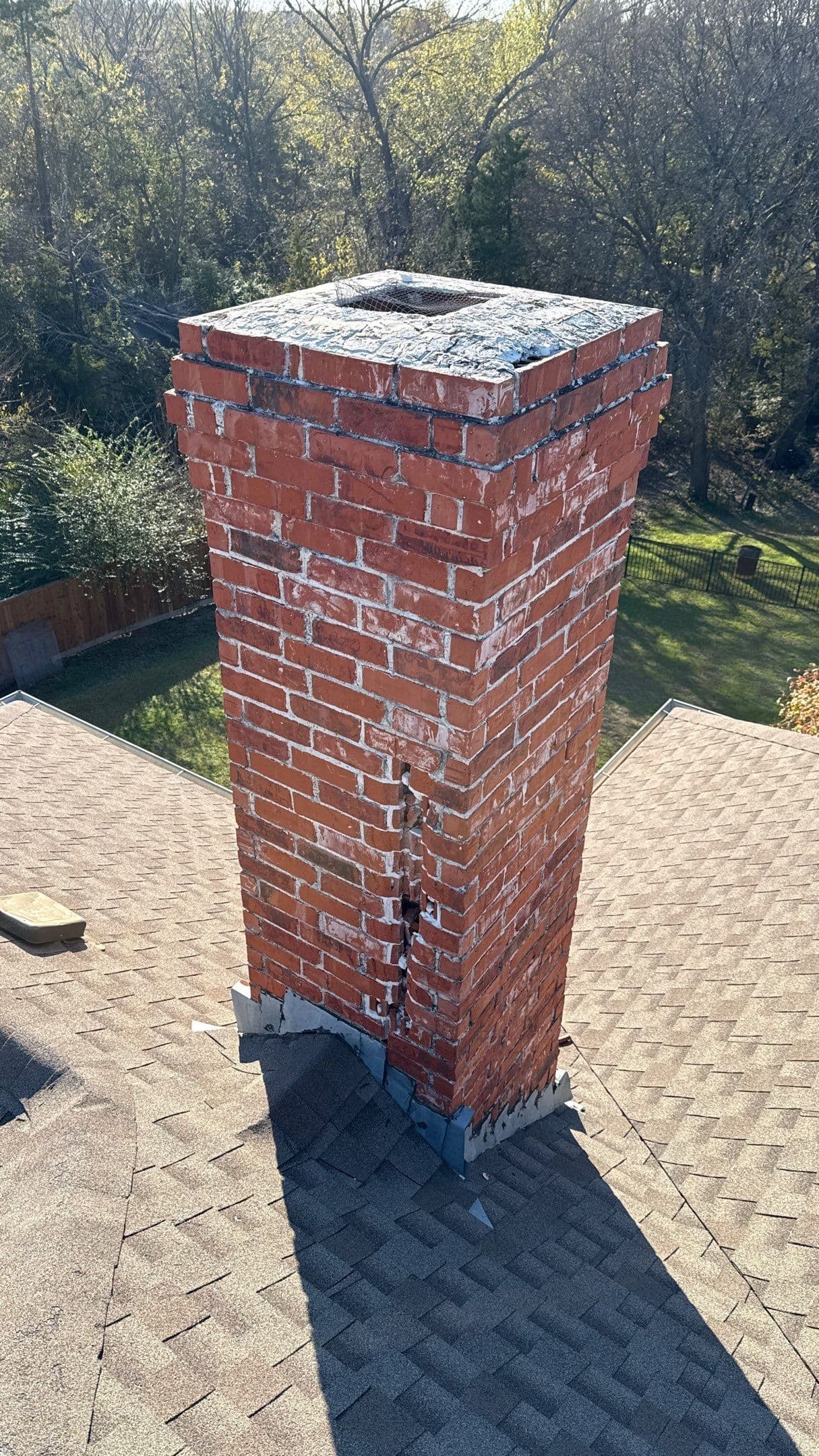 Chimney Repair after Lightning Damage image